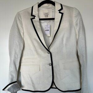 J Crew Blazer 2 Schoolboy White